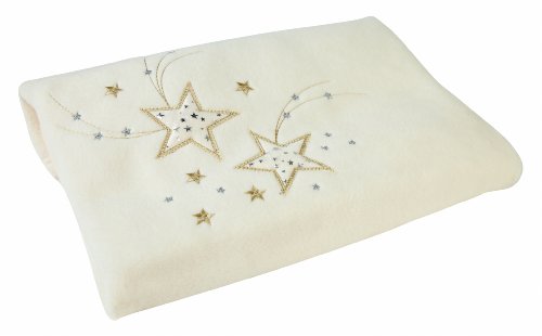 Clair de Lune Starburst Fleece Blanket (Cream)