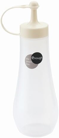 New TRUYOO Plastic Squeeze Dressing Bottle Dispenser Cruet for Sauce Oil (360ml, White)