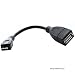 Produktbild Smart-Planet Hochwertiges USB OTG (on The go) zu Micro USB - Adapter Kabel USB A Buchse auf Micro-USB - USB Host - Kabellänge ca. 15 cm