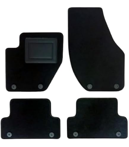 Tappetino Auto Singolo Lato Guida Per Volvo S40-V40 2000-2004 – Su Misura, Antiscivolo, Made In Italy