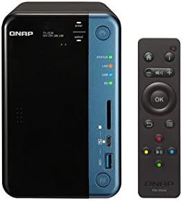 QNAP TS-253B-4G-8TB-RED 8 TB WD RED QTS-Linux Quad-Core Network Attached Storage with PCIe Port
