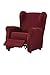 Produktbild Martina Home Rustica Schutzhülle Sessel Relax, Stoff, Rot, 32 x 8 x 42 cm