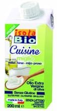 Isola Bio Org Millet Cream for Cooking 200 ML x 1