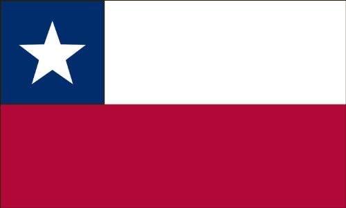 Valley Forge Flag 3-Foot by 5-Foot Nylon Chile Flag