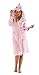 Produktbild Best Deals Direct Damen Tier Robe mit Kapuze Bademantel Winter warm Fleece Insignia - Einhorn, s (8-10)