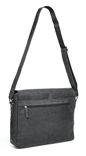 Packenger Vethorn Messenger Bag Umhängetasche oder Notebooktasche mit Notebook-Fach bis 15“ in verschiedenen Farben - 5