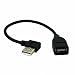 Produktbild ULIAN USB 2.0 A männliche Winkelstück 90 Grad rechten Ellbogen männlichen zu weiblichen Verlängerung Kabel high-Speed Daten Kabel 20.10.40 cm,40CM