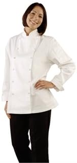 Whites Chefs Apparel B099-M Ladies Chefs Jacket, Medium
