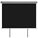 Produktbild vidaXL Seitenmarkise 180x200cm Schwarz Markise Sonnenschutz Sichtschutz Balkon