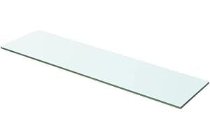 Myheimly Glasboden Glasscheibe Glasplatte für Glasregal Transparent 60 x 12 cm