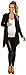 Happy Mama Women's Maternity Waterfall Cardigan Shrug Jacket Blazer UK10-18 320p (Black, 14)