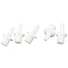 Produktbild Luftschlauch verbinder - TOOGOO(R) Aquarium Luftpumpe Plastik 1-weg Luftschlauchverbinder Weiss 5 stk