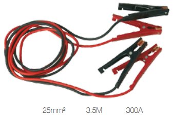 Evila - Mollette connessione 25 mm2 3.5 M lungo 300 A