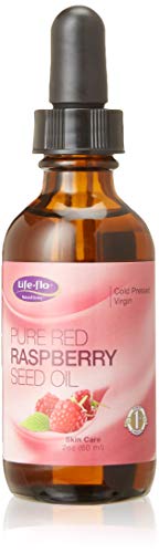Life-Flo - Virgen planchada en frío roja del aceite de semilla de la frambuesa de Pure - 2 oz.