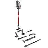 hoover handstaubsauger freedom Silent Modus Hoover Rhapsody SE, RA 22 Special Edition, Akkustick, 8 Fach Zubehör, 22 Volt, 2. Akku im Lieferumfang, Silber, Rot