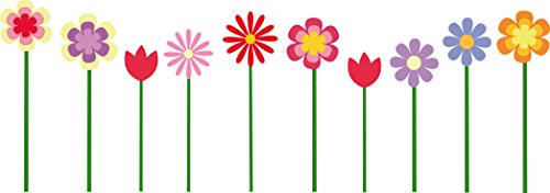 10 Blumen Fenstersticker Fensteraufkleber Sticker F015 - 2