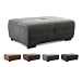 Produktbild Cavadore Hocker Mavericco / XXL Sofahocker im modernen Design / Mikrofaser / Passend zu Big Sofa und Ecksofa Mavericco / 108 x 71 x 41 cm (BxHXT) / Mikrofaser Grau