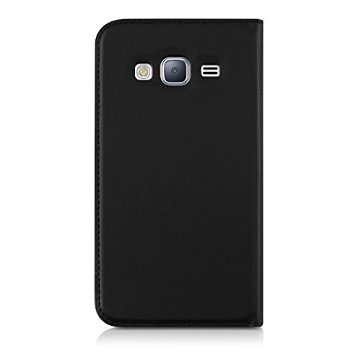 kwmobile Funda para Samsung Galaxy J3 2016 DUOS - Carcasa para m vil de Cuero sint tico - Case Plegable en Negro reviews kwmobile Funda para Samsung Galaxy J3 2016 DUOS - Carcasa para m vil de Cuero sint tico - Case Plegable en Negro