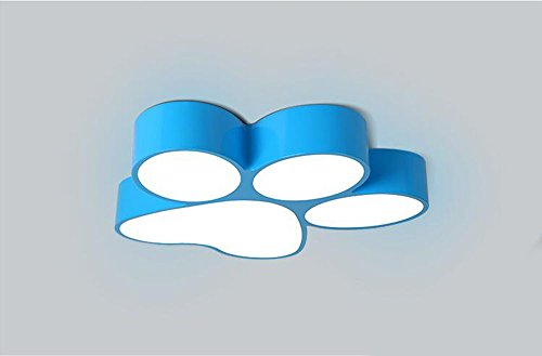 Preisvergleich Produktbild FGSGZ Kreative Deckenleuchte Led Deckenleuchten Boys Girls Schlafzimmer Kindergarten Pet Shop Beleuchtung Blau Versprechen Dimmen Fernbedienung Durchmesser 45CM