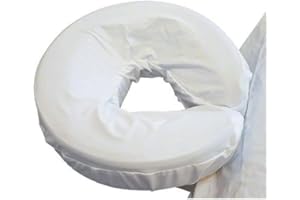 MASSAGE WAREHOUSE Sanitary Barrier Protective Fitted Massage Table and Beauty Bed Couch Cover + Washable + Waterproof + Disinfectable - with & Without Breathe Hole (Face Cradle Cover)