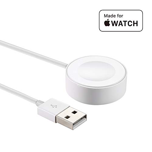 Cargador para Apple Watch [Certificado por Apple] IQIYI 0.3M Cargador Magnética para iWatch Cargador Magnética para el Apple Watch 38mm,40mm,42mm,44mm/Apple Watch Series 1/2/3/4