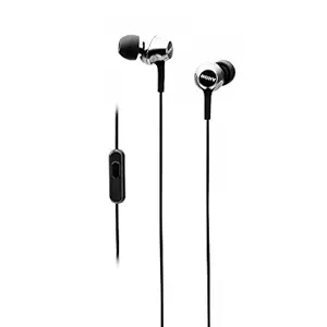 Sony MDR-EX255AP Wired in Ear Headphone with Mic (Black)