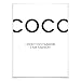 Produktbild Poster Trend Wort Motto Lebenseinstellung - Coco - I am Fashion Wall-Art 40 x 50 cm