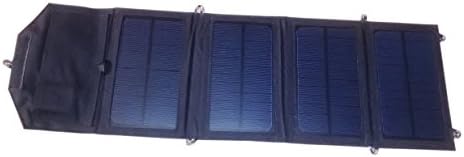 High Quality 7.2W Portable Solar Charger for Mobile Phone iPhone Folding Mono Solar Panel+Foldable Solar USB Battery Charger (black)