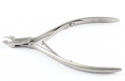 Blizzard Podiatry Cuticle Tissue Clipper Nipper - Professional Chiropody Cutter Instrument With SMOOTH Handles - 12cm GERMAN Stainless Manicure Plier - CE Approved Foot Care Tool