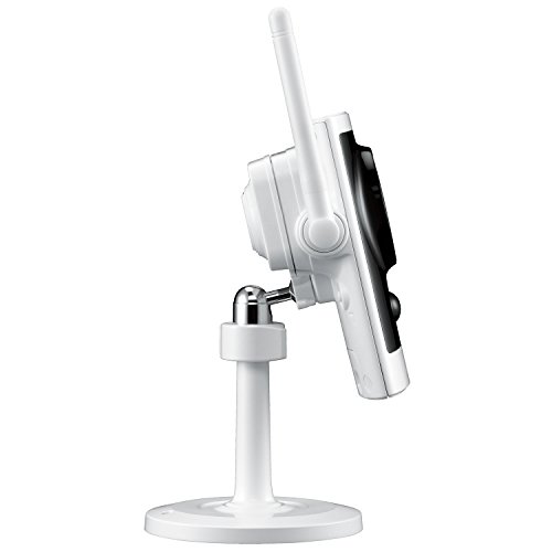 D-Link DCS-2330L Videocamera di Sorveglianza da Esterno, HD, Wi-Fi, Visore Notturno, Rilevamento Suoni e Movimenti, Notifiche Push, Bianco