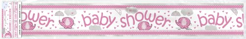 Umbrellaphants Pink Foil Banner
