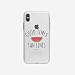 Produktbild licaso iPhone X IPX Handyhülle TPU mit Good Times TAN Lines Print Motiv - Transparent Cover Schutz Hülle Aufdruck Lustig Funny Druck