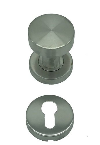 Preisvergleich Produktbild Türknauf, Türknopf, Zylinderform, Zylinderknopf, drehbar rechts, und PZ Rosette