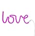 Produktbild A Little Lovely Company Love Neonröhren Rosa