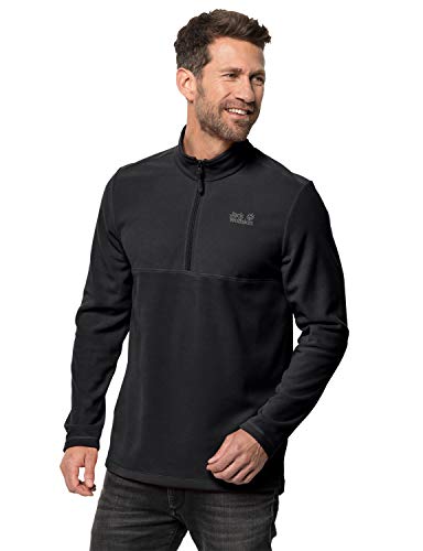 Jack Wolfskin - Sudadera de Forro Polar Gecko, Hombre, Color Negro, tamaño S