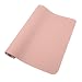 Produktbild perfk Große Gaming Mouse Pad/Extended Mat Schreibtischunterlage 80x40 cm Mousepad Lange Rutschfeste PU Leder Mäuse Pads - Rosa