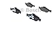 Produktbild BOSCH 0 986 424 645 4x Bremsbeläge vorne