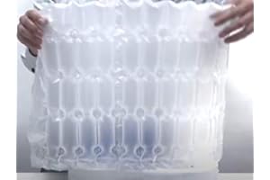 AIR CUSHION FILM Máquina de colchón de aire lleno de plástico de burbujas Empaque de aire biodegradable Material de HDPE Bolsas de plástico Almohadas de aire Película vacía Película de colchón de aire (1 rollo)