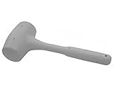  Mazo de goma para solador cuerpo recubierto Totalmente de goma blanca. Núcleo de hierro, mango ergonómico.