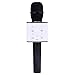 Produktbild Mikrofon Schöne Mode Q7 Drahtlose Bluetooth Karaoke Handheld Mikrofon Lautsprecher USB Wiederaufladbares Mikrofon (Color : Black)