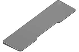 nuphy Mono Wrist Rest - Handballenauflage für Low Profile Tastatur, Acrylic Noir 75%