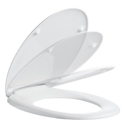 Geberit Duofix Basic UP 100 WC-Vorwandelement WC SET mit Platte Delta 50 weiß, Schallschutzset, Wand WC Keramik mit Lotus-Biotech-Beschichtung ASLEP01B und WC-Sitz Absenkautomatik - 8