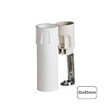 portalamparas vela leroy merlin Portalámparas E14 con funda de vela blanca