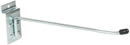 200x 200mm / 8 Inch Slatwall Single Prong Hooks 8"