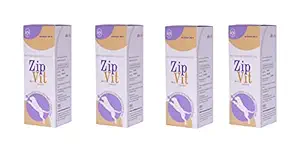 ALP Jolly and Cutie Pets ZipVit Multi-Vitamin and Amino Acids Tonic -200ml Pack of -4