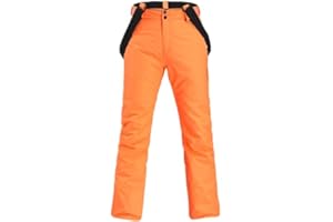 HOMDECR Pantalones De Esquí para Hombre Y Mujer, Pantalones De Esquí, Pantalones De Esquí Forrados con Bolsillos, Lo Mejor para Esquiar En Invierno
