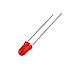 Produktbild 15 x LED Rot rund 3 mm 2 pin einer lichtemittierenden Diode Lampe