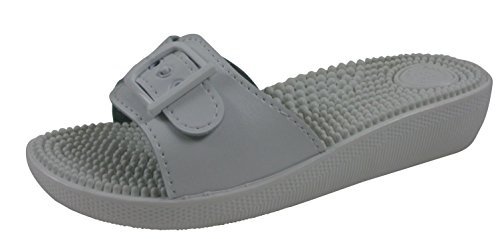 Sanitaria Damen Massage Pantolette, Badeschuh, Saunaschuh