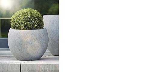 Esteras 8520622557 Blumenschale für Garten, Ø 57 cm, Fiberglas, Schwarz, Roermond - 5