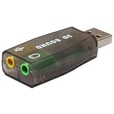 Alfais 4504 5+1 Harici Usb Ses Kartı 3.5mm Kulaklık Mikrofon &Ccedil;evirici D&ouml;n&uuml;şt&uuml;r&uuml;c&uuml;